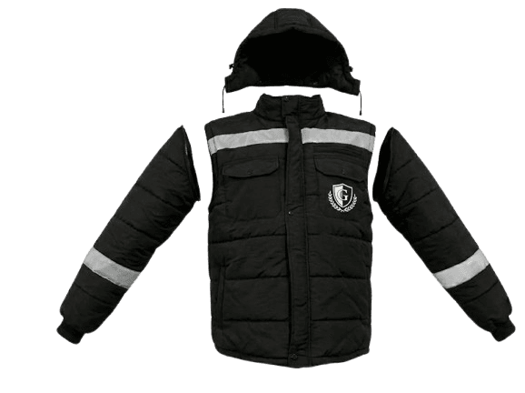 Parka Acolchada de Seguridad desmontable